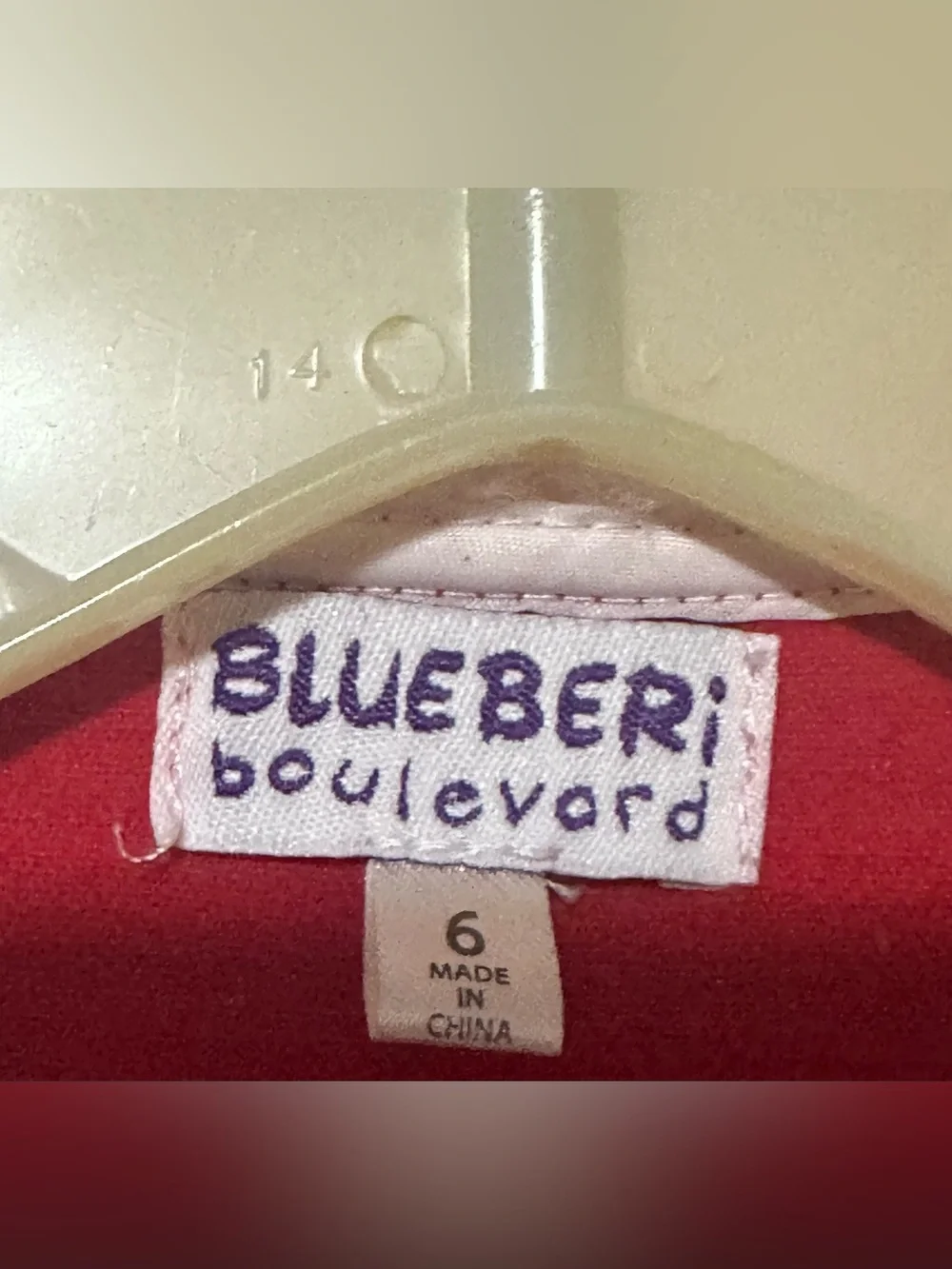 Blueberi Boulevard Red Holiday Faux-Fur White Trim Dress Coat for Kids Sz 6